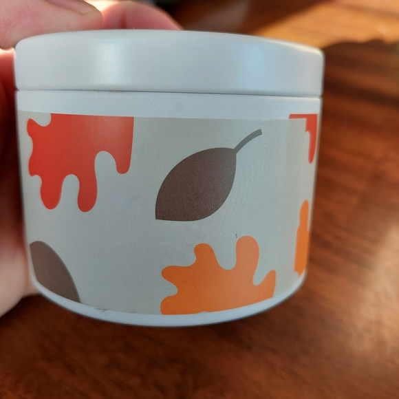 Candle Tin Pumpkin Patch BNWT Fall Autumn Scented Cinnamon Pumpkin Brown-Sugar - Picture 5 of 5